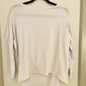 White lululemon long sleeve